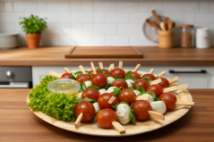 Špízy Caprese 625g (25 ks)