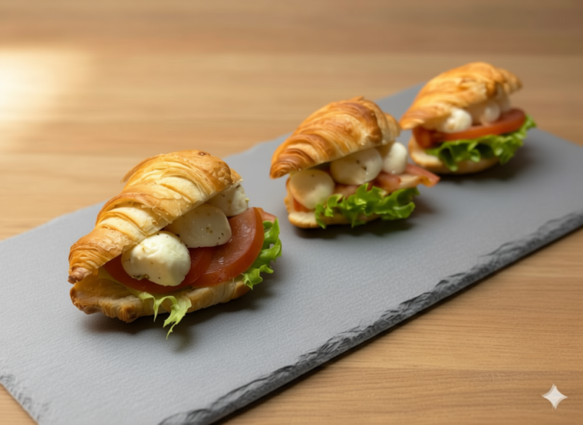 Mini croissanty Caprese 500g (10 ks)