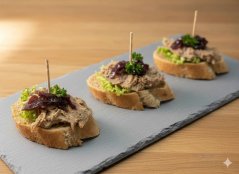 Kanapky s trhaným masem 600g (15 ks)