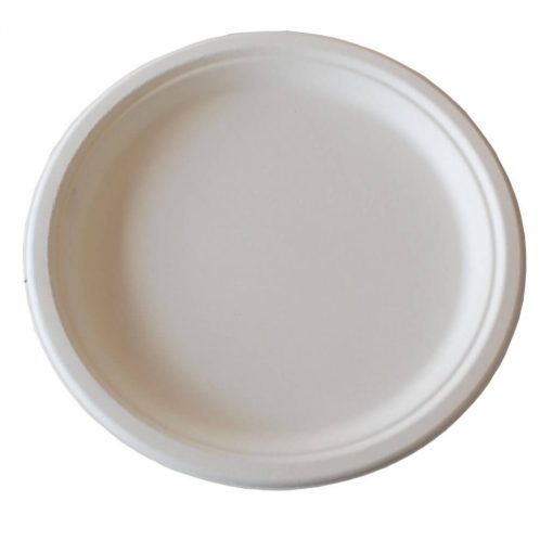 Talíř kulatý BIO cukrová třtina O 22 cm (50 ks)